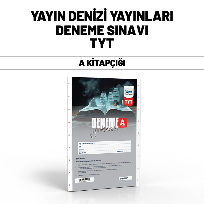 YDENİZİ TYT DENEME SINAVI 1-A - 25-26